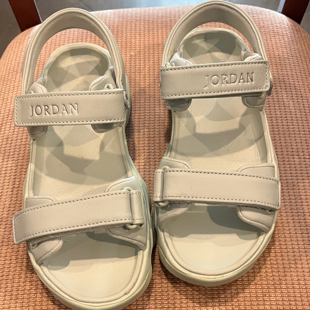 Jordan green sandals